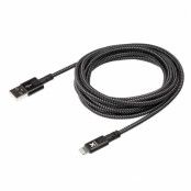 Xtorm Premium USB-A / Lightning Kabel 3m - Svart