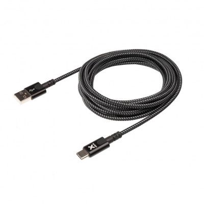 Xtorm Premium USB-C till USB-C Kabel 3m - Svart