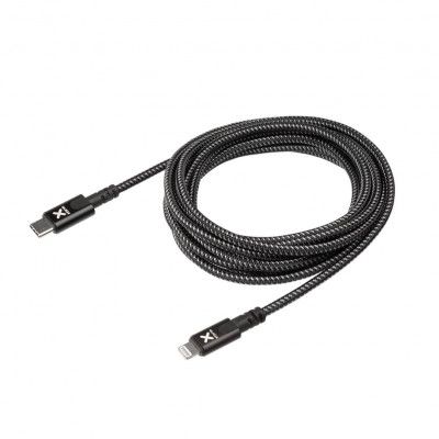 Xtorm Premium USB-C / Lightning Kabel 3m - Svart