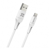 XtremeMAC Flexi USB-A Till Lightning Kabel 2m - Vit