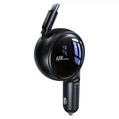 XUNDD XDCH-094 PD 30W Snabbladdare för bil med 30W Type-C kabel