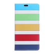Plånboksfodral till LG V10 - Rainbow Stripes