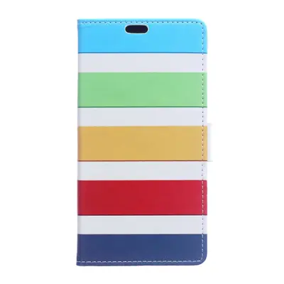 Plånboksfodral till LG V10 - Rainbow Stripes