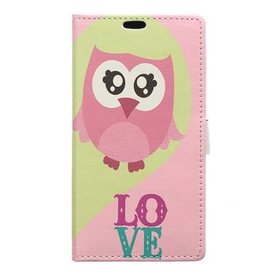 Plånboksfodral till LG V10 - Rosa Uggla