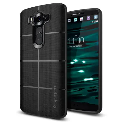 SPIGEN Rugged Armor Skal till LG V10 - Black