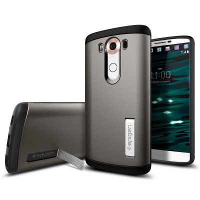 SPIGEN Slim Armor Skal till LG V10 - Gunmetal
