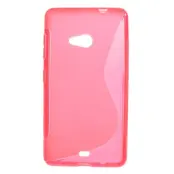 Flexicase Skal till Microsoft Lumia 535 - Magenta