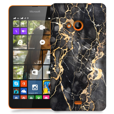 Skal till Lumia 535 - Marble - Grå