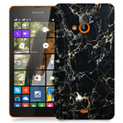 Skal till Lumia 535 - Marble - Svart