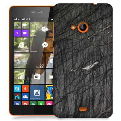 Skal till Lumia 535 - Marble - Svart