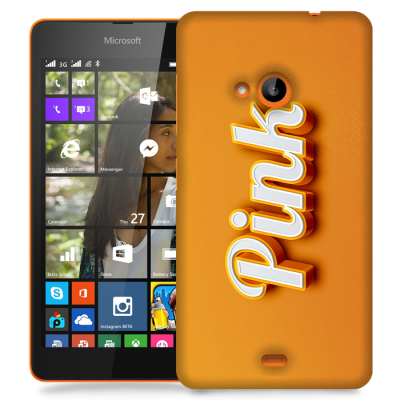 Skal till Lumia 535 - Pink - Orange