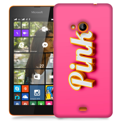 Skal till Lumia 535 - Pink - Rosa
