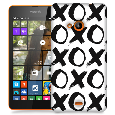 Skal till Lumia 535 - XoXo - Vit
