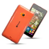 Terrapin Flexicase Skal till Microsoft Lumia 535 - Transparent