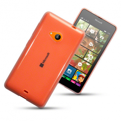 Terrapin Flexicase Skal till Microsoft Lumia 535 - Transparent
