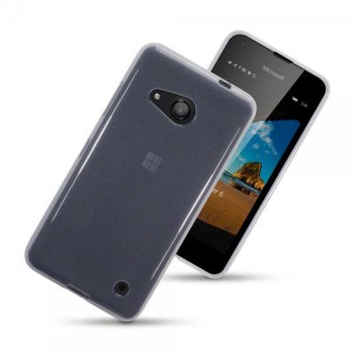 Mobilskal till Microsoft Lumia 550 - Vit/ transparent