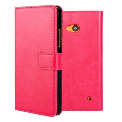 Plånboksfodral till Microsoft Lumia 640 - Magenta