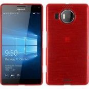 Brushed Flexicase Skal till Microsoft Lumia 950 XL - Röd