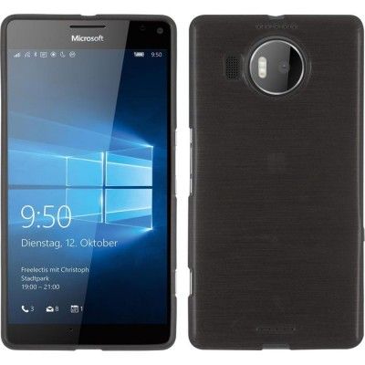 Brushed Flexicase Skal till Microsoft Lumia 950 XL - Svart