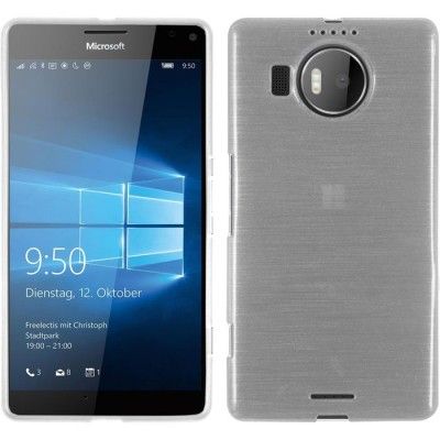 Brushed Flexicase Skal till Microsoft Lumia 950 XL - Vit