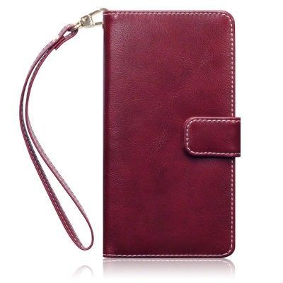 Floral Plånboksfodral till Microsoft Lumia 950 XL - Röd