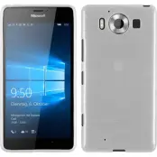 Brushed Flexicase Skal till Microsoft Lumia 950 - Vit