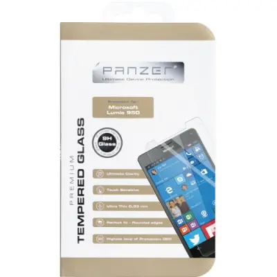 Panzer Tempered Glass Displayskydd till Microsoft Lumia 950