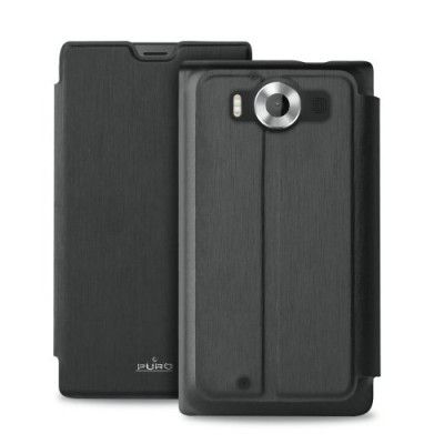 Puro Eco-Leather fodral till Microsoft Lumia 950 - Svart