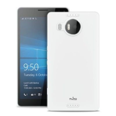 Puro Silicon Case till Microsoft Lumia 950 - Transparent