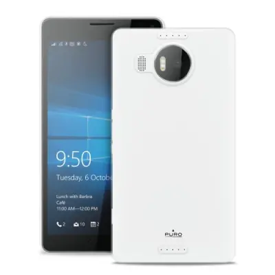 Puro Silicon Case till Microsoft Lumia 950 - Transparent