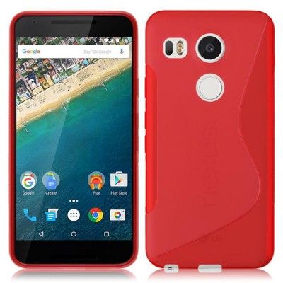 Flexicase Skal till LG Nexus 5X - Röd