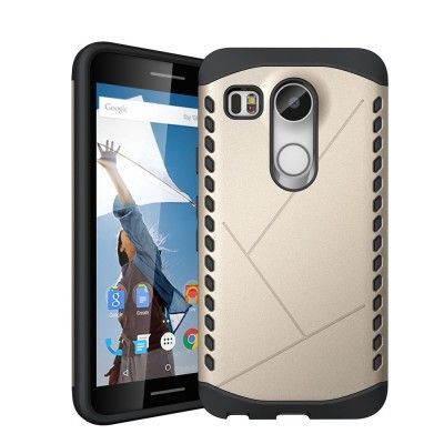 Hybrid Skal till LG Nexus 5X - Guld
