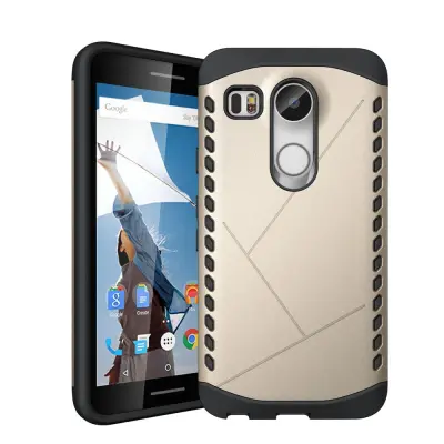 Hybrid Skal till LG Nexus 5X - Guld