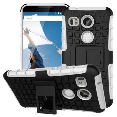 Rugged Skal till LG Nexus 5X - Vit