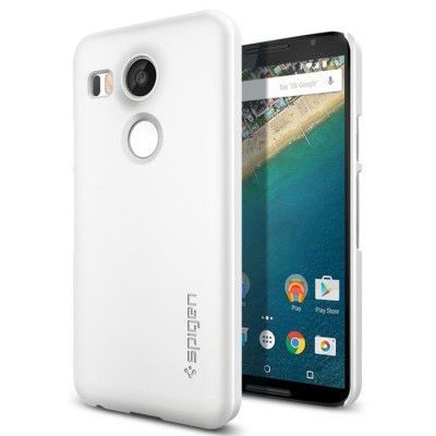 Spigen Thin Fit Skal till LG Nexus 5X - Vit