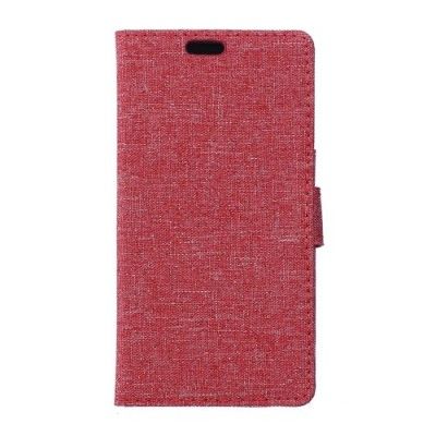 Linen Plånboksfodral till Google Huawei Nexus 6P - Röd