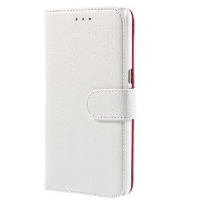 Litchi Plånboksfodral till Google Huawei Nexus 6P - Vit