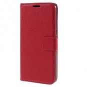Lychee Plånboksfodral till Google Huawei Nexus 6P - Röd