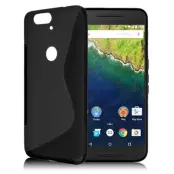 S-Line Skal till Huawei Nexus 6P - Svart