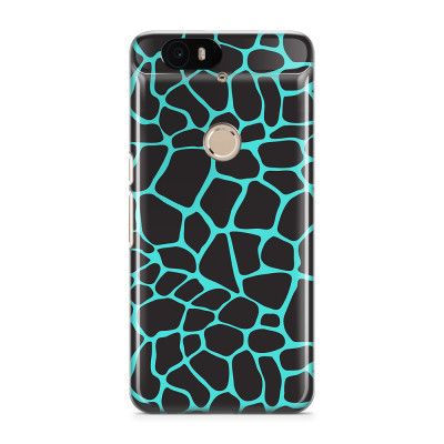 Skal till Nexus 6P - Gepard - Neonblå