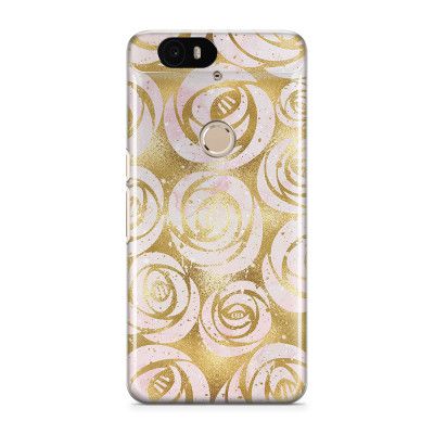 Skal till Nexus 6P - Golden Flowers