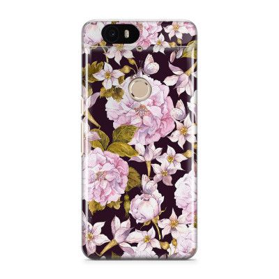 Skal till Nexus 6P - Hortensia - Svart