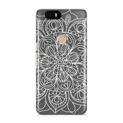 Skal till Nexus 6P - Mandala - Grå