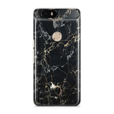 Skal till Nexus 6P - Marble - Svart