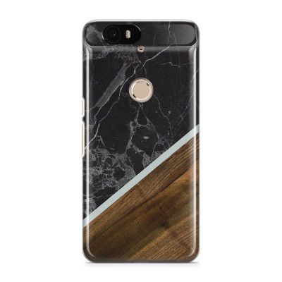 Skal till Nexus 6P - Marble Wood