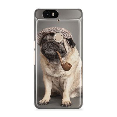 Skal till Nexus 6P - Mops med keps