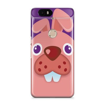 Skal till Nexus 6P - Rosa kanin