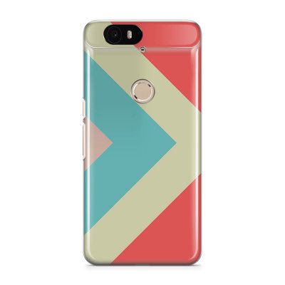 Skal till Nexus 6P - Vinklar - Röd