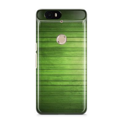 Skal till Nexus 6P - Wood - Grön