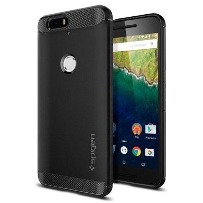 SPIGEN Rugged Armor Skal till Huawei Nexus 6P - Svart